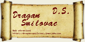 Dragan Smilovac vizit kartica
